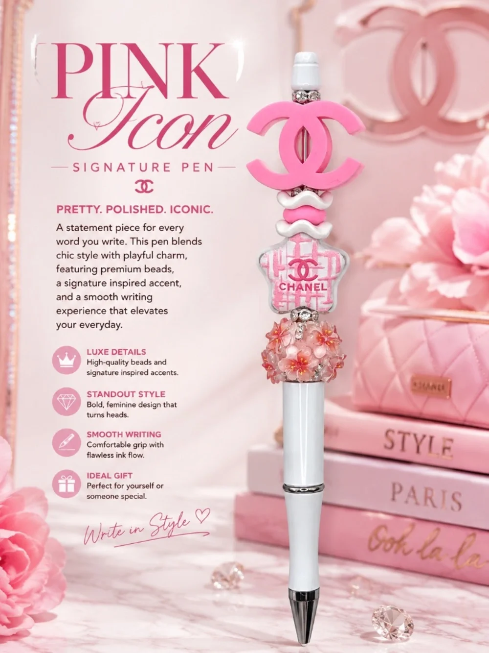 Petals & Pink Pen